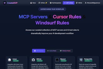 CreateMVP: Build Apps Faster with AI gallery image