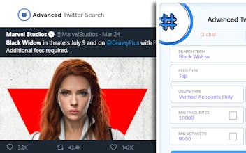 Advanced Twitter Search v2 gallery image