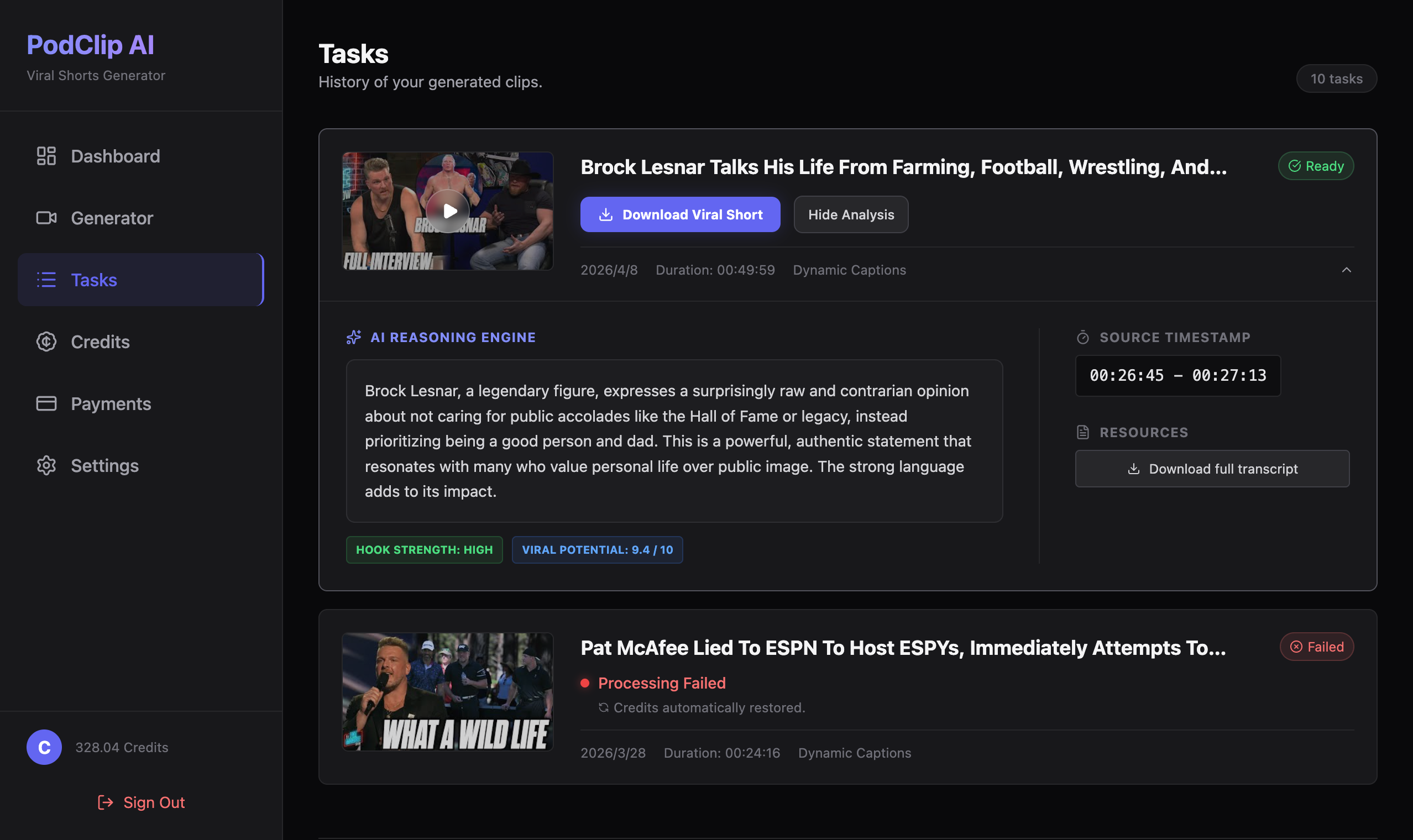 PodClip AI gallery image