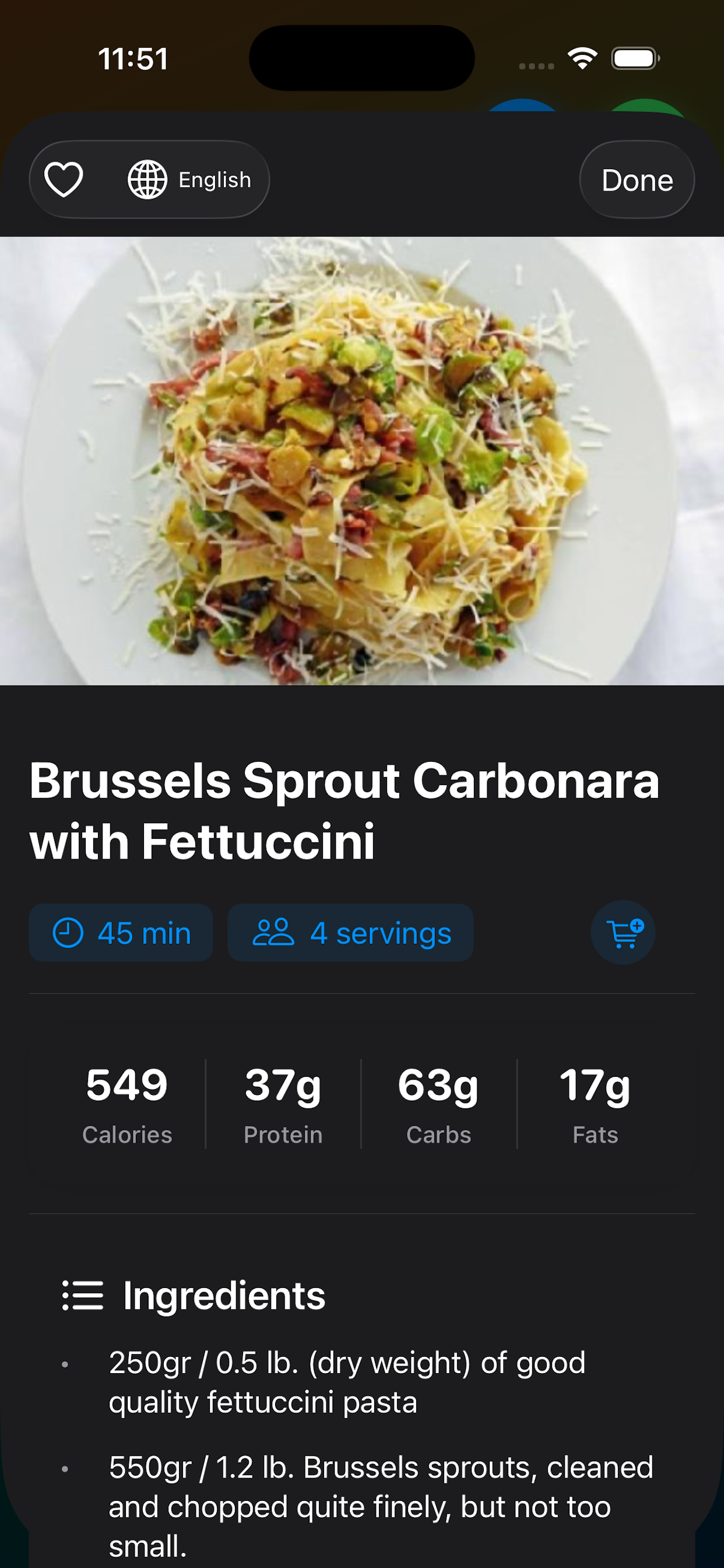 AI food scanner and recipe provider - Screenshot 3 preview