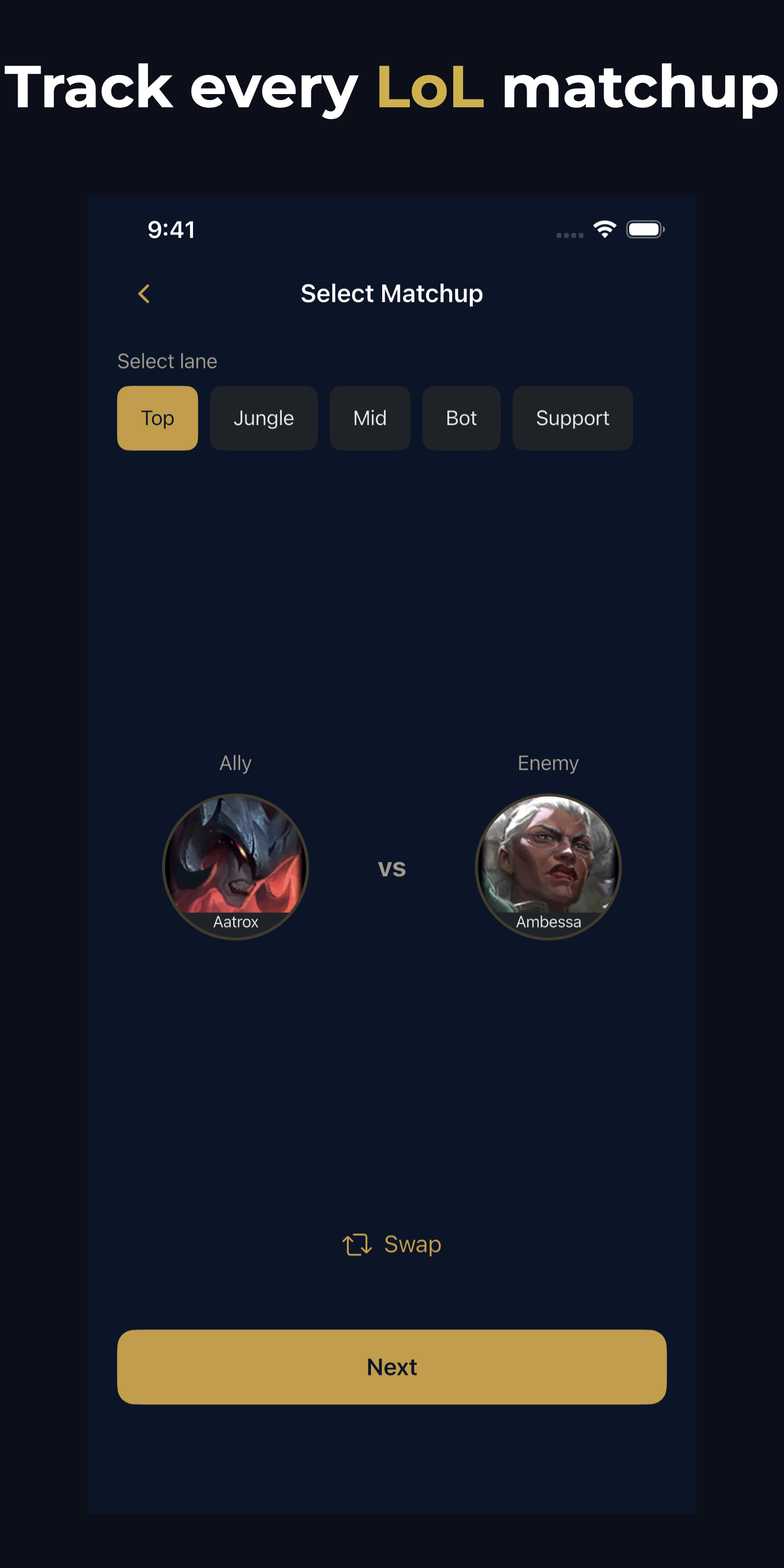 LOL Matchup Memo gallery image