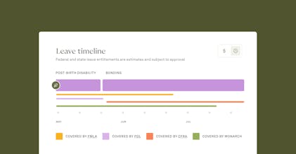 Employee leave planner gallery image