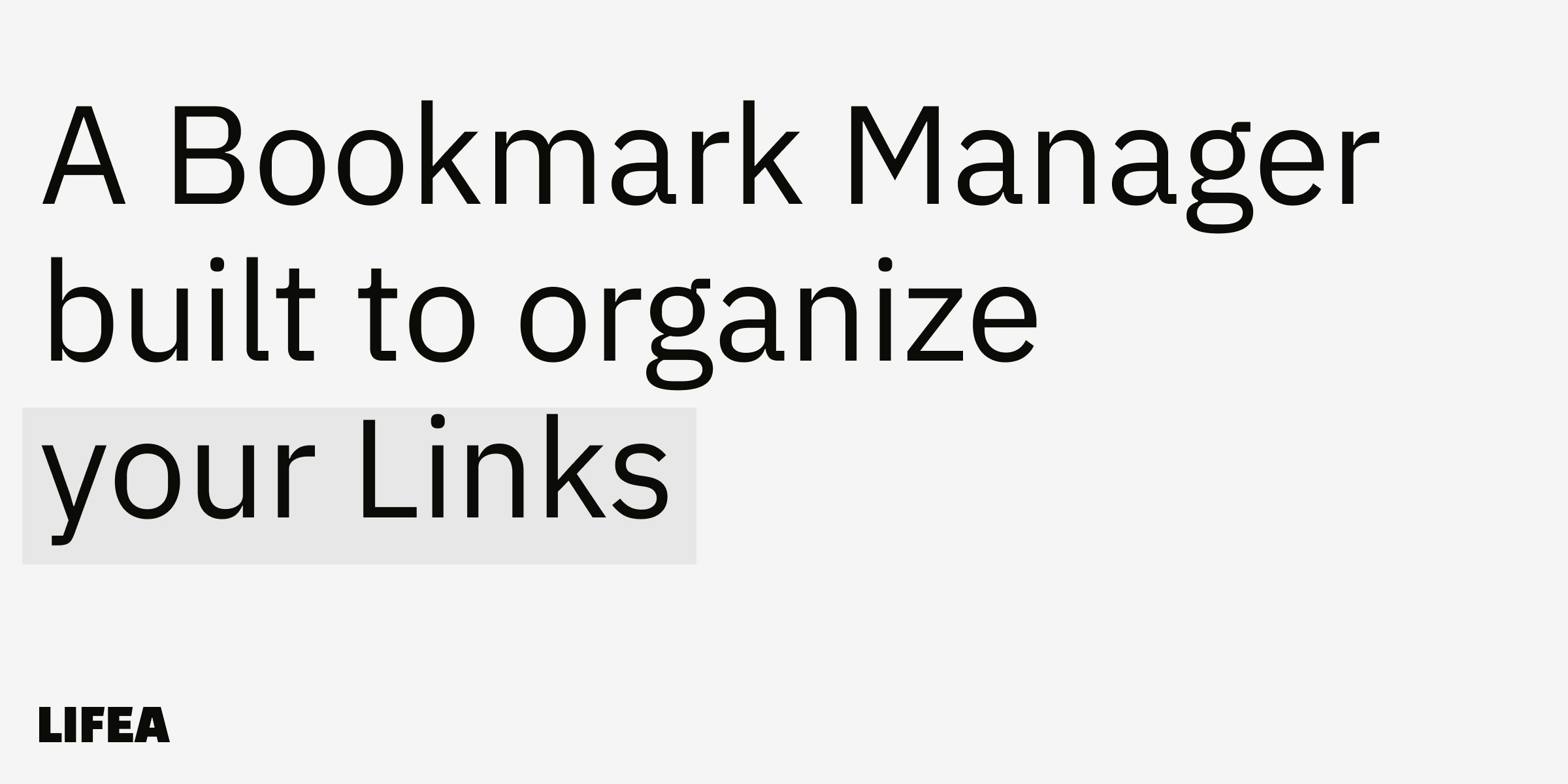 Lifea - Main product screenshot demonstrating key features and user interface