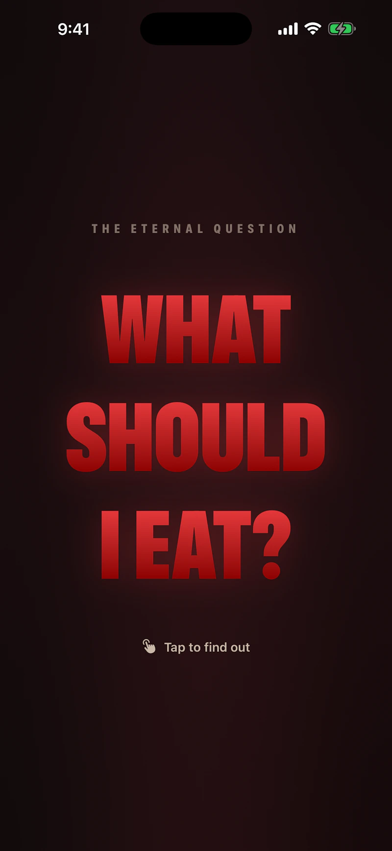 Ugh, What Should I Eat? screenshot 1