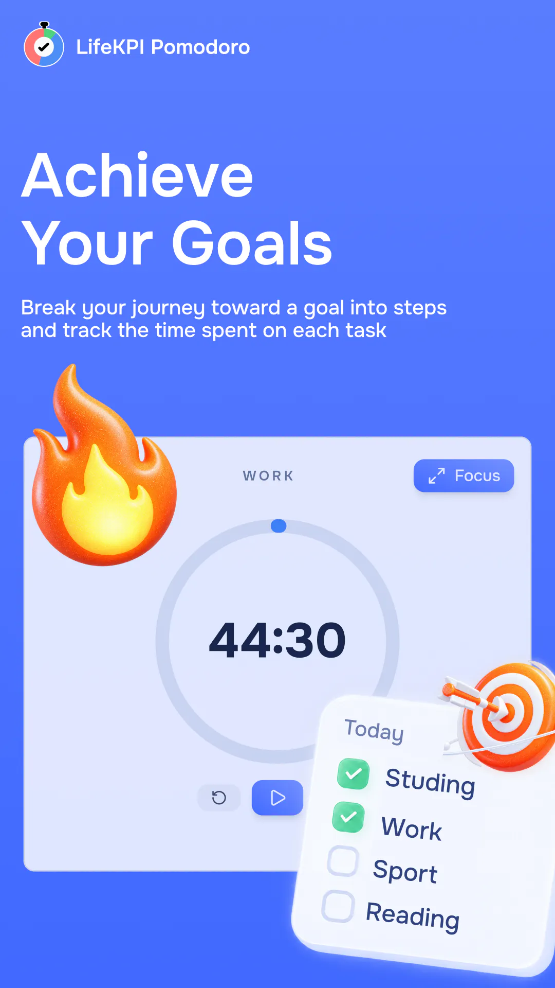 LifeKPI Pomodoro gallery image