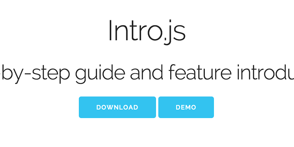 Intro.js Product Information and Latest Updates (2025) | Product Hunt