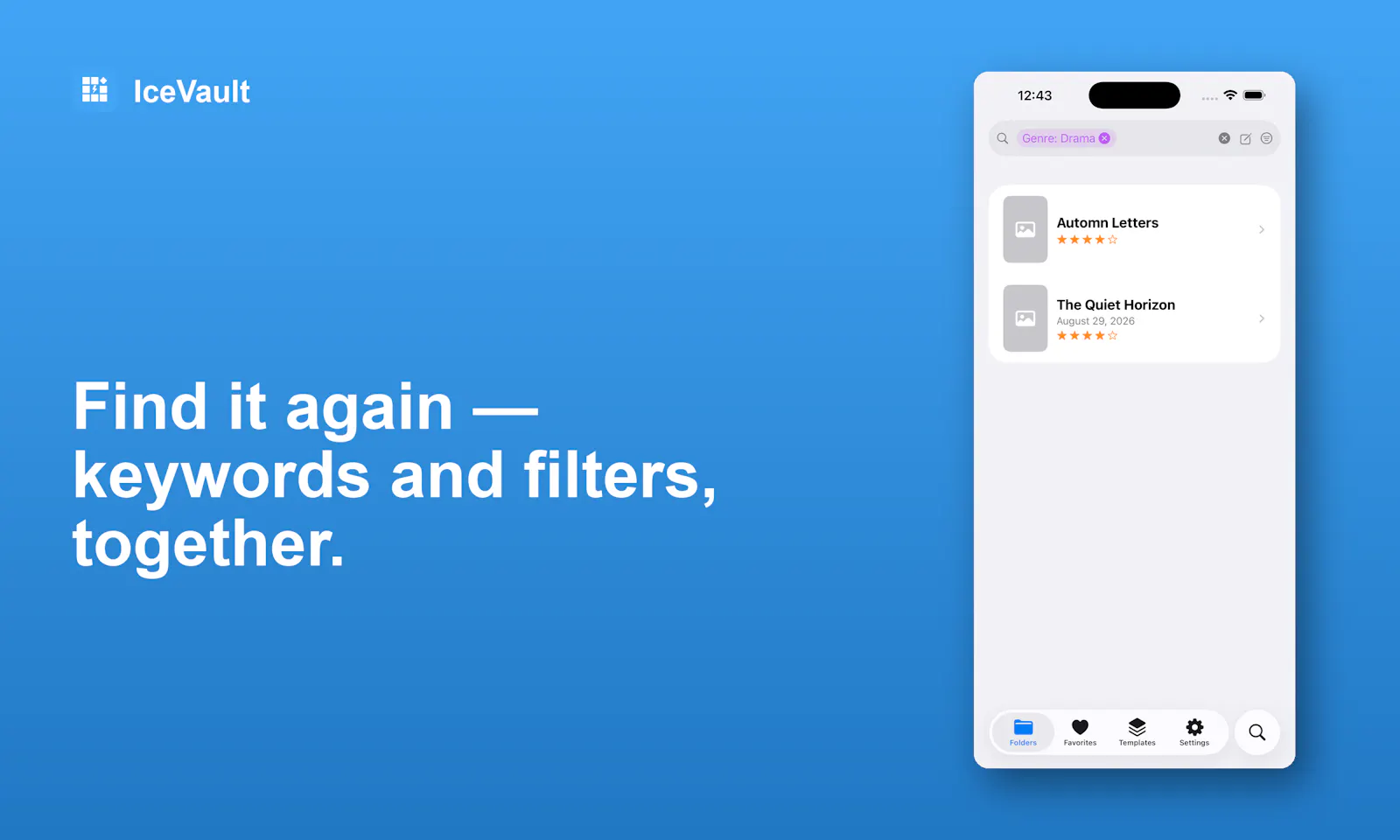 IceVault — Encrypted Local Database screenshot 4