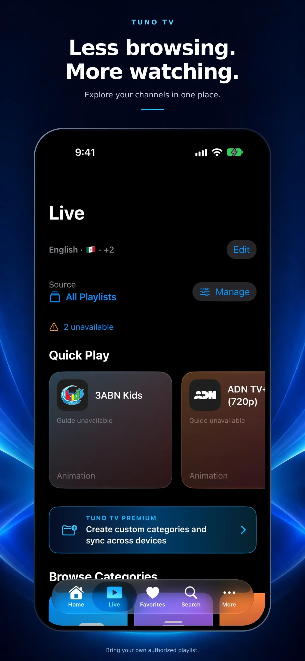 Tuno TV: IPTV Player gallery image