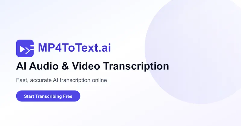 MP4ToText screenshot 1
