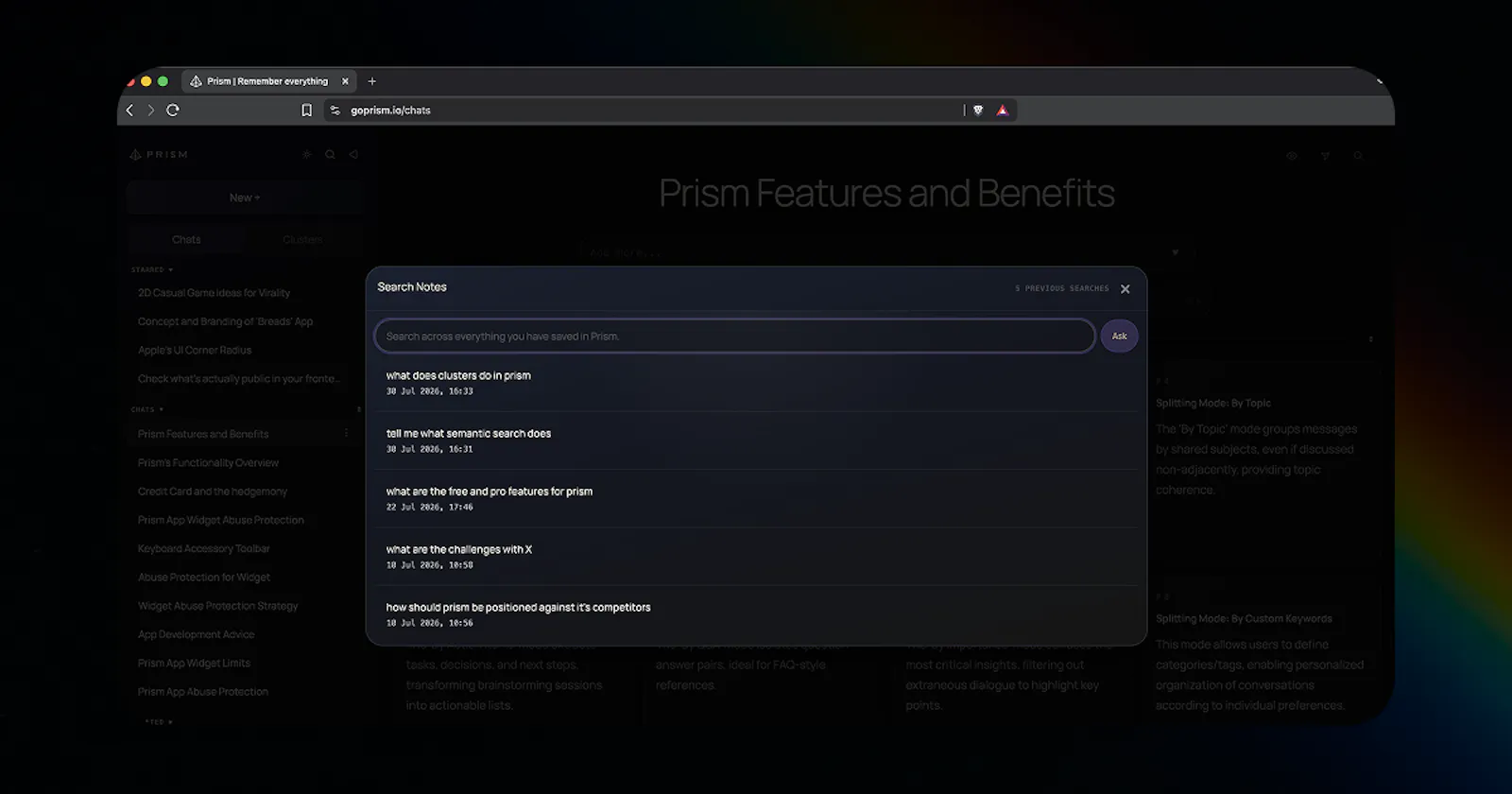 Prism screenshot 5
