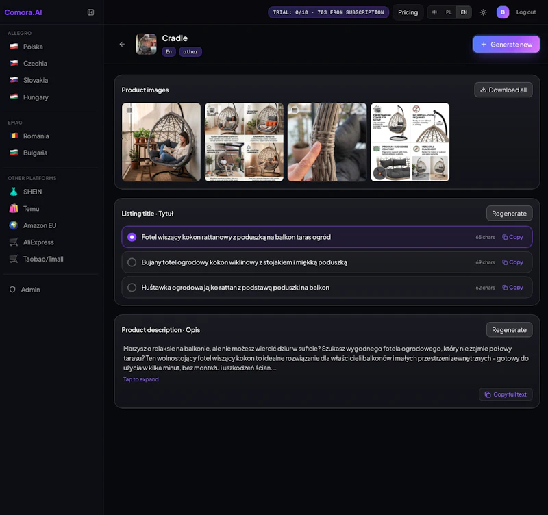 Comora.AI screenshot 4