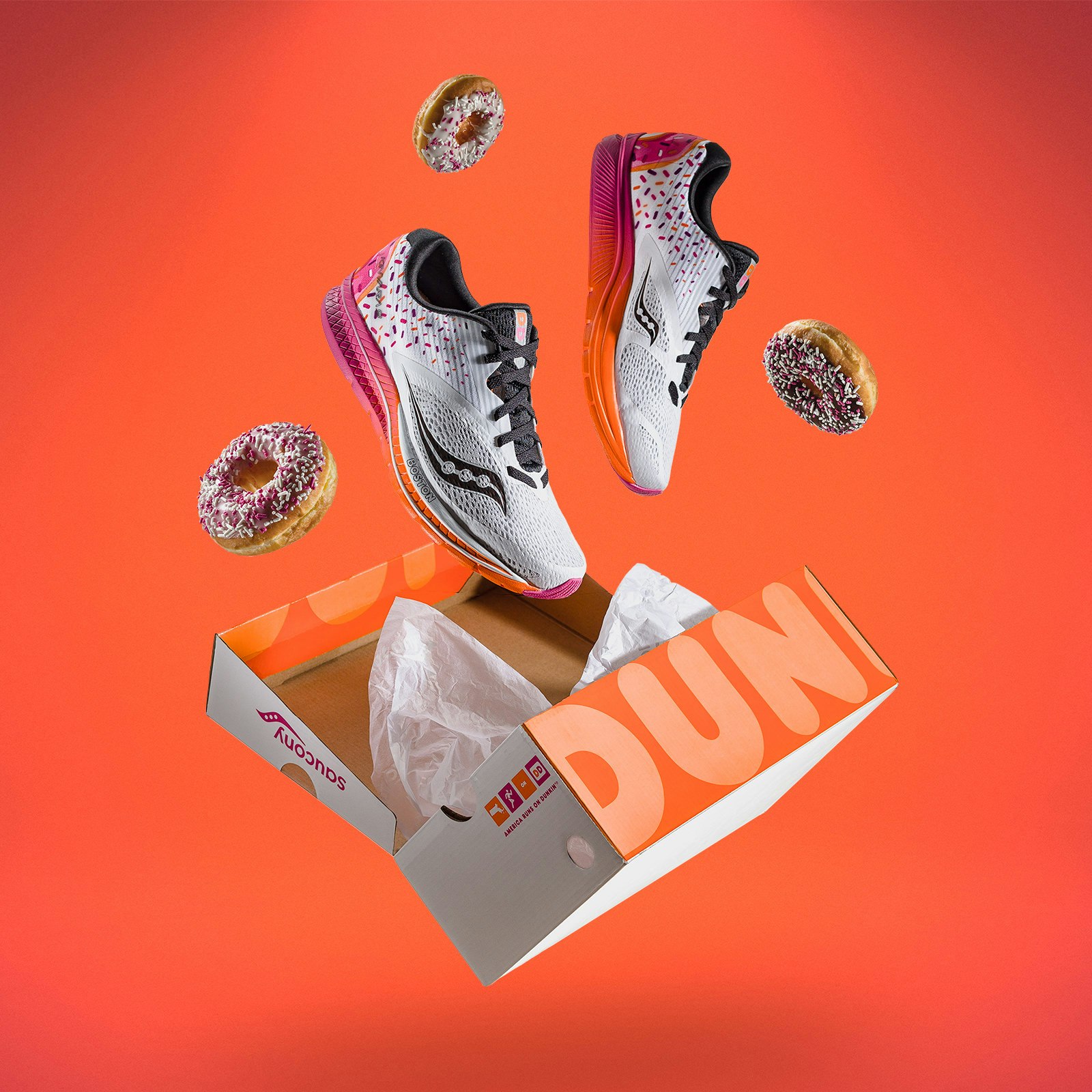 Saucony Kinvara x Dunkin Donuts