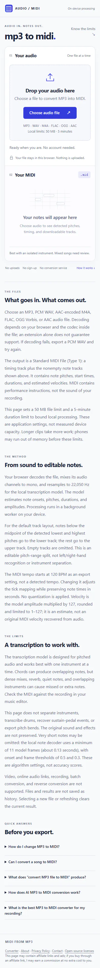 MIDI From MP3 gallery image
