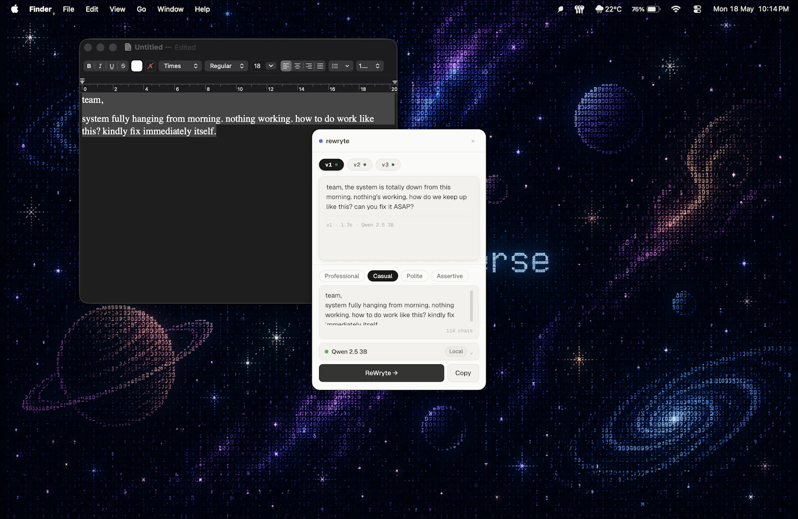 ReWryte screenshot 4