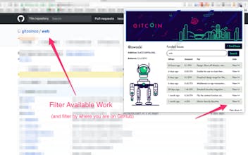 Gitcoin integrates into Github gallery image