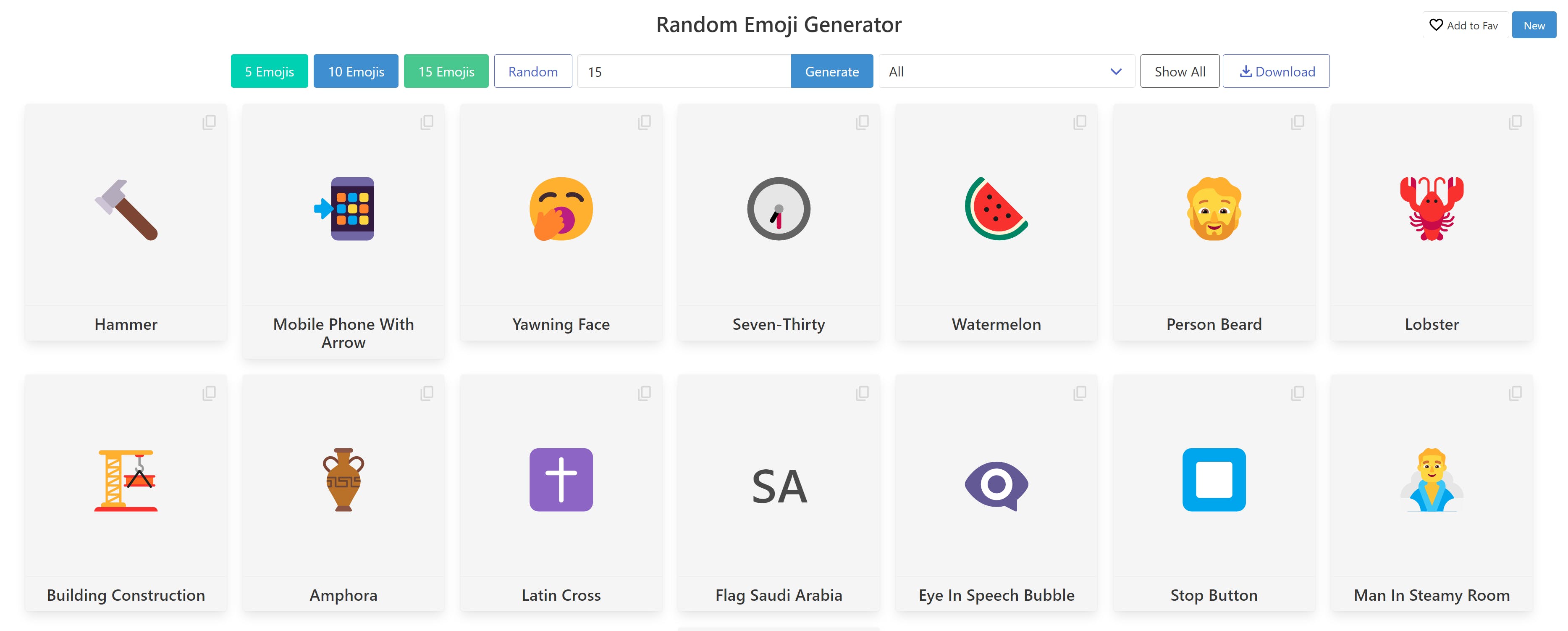 Random Emoji Generator media 1