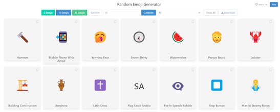 Random Emoji Generator gallery image