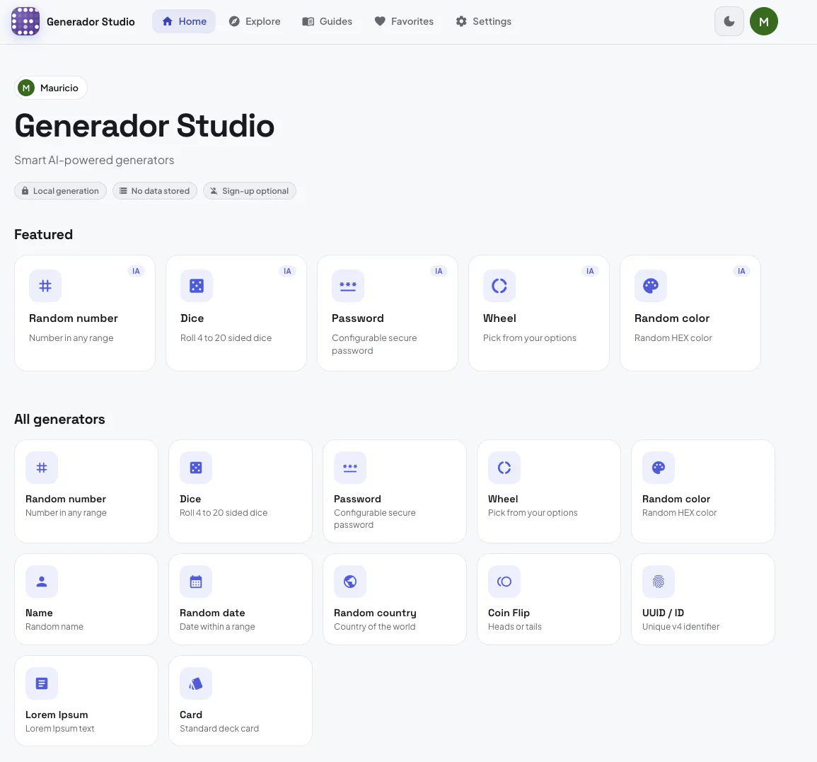 GeneradorStudio gallery image