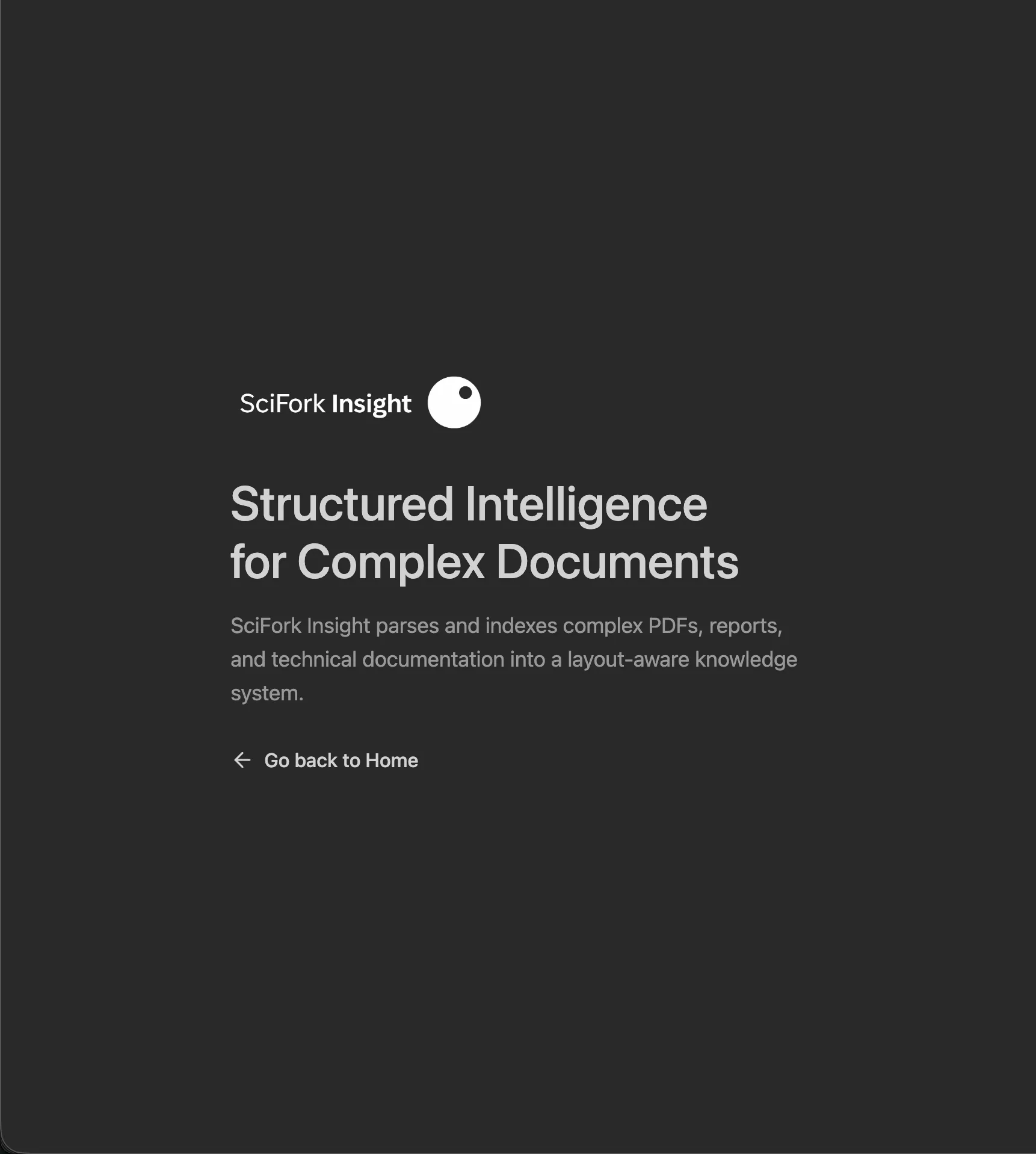 SciFork Insight のプロダクトバナー