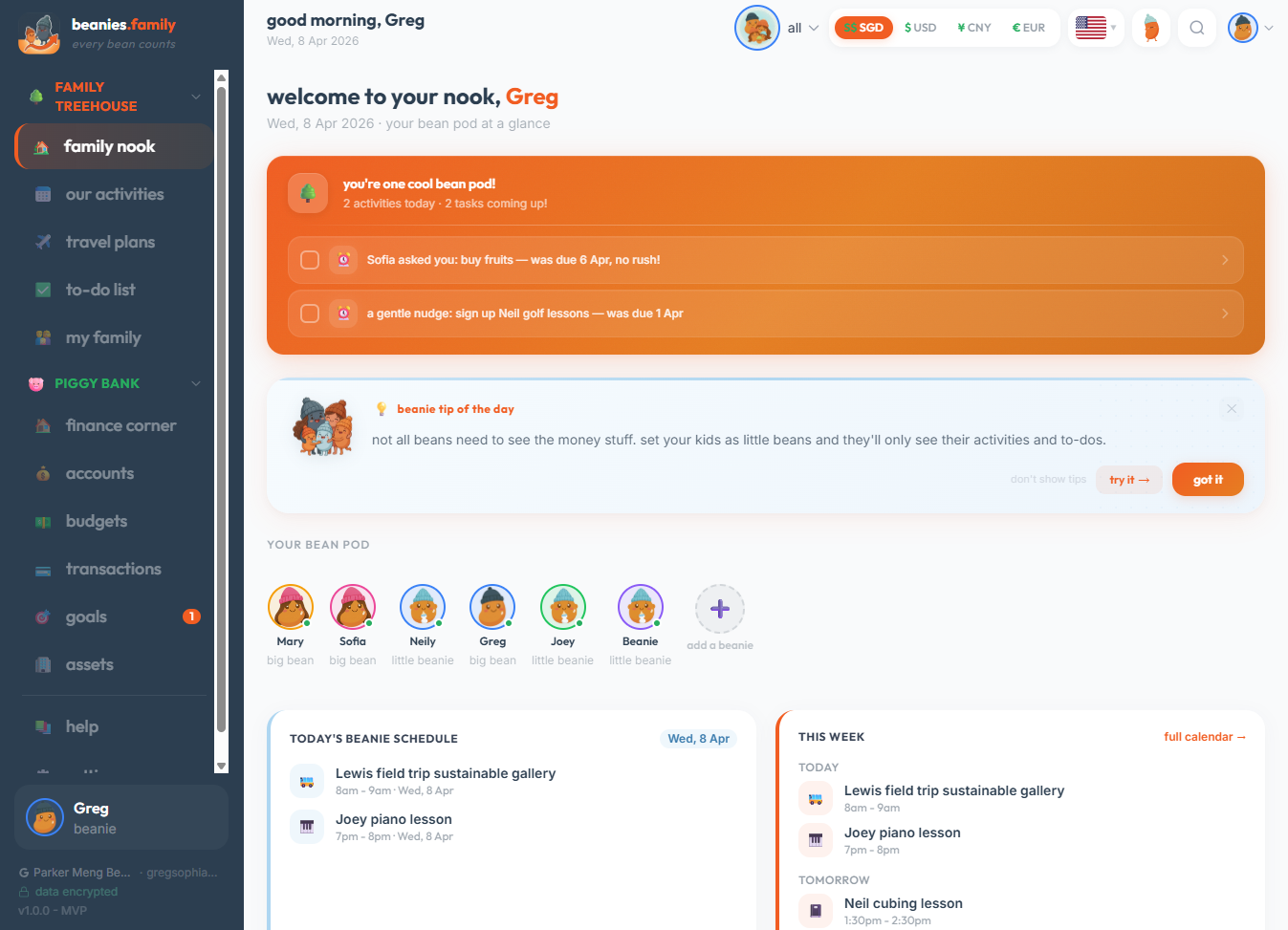 beanies.family - planning for your beans gallery image