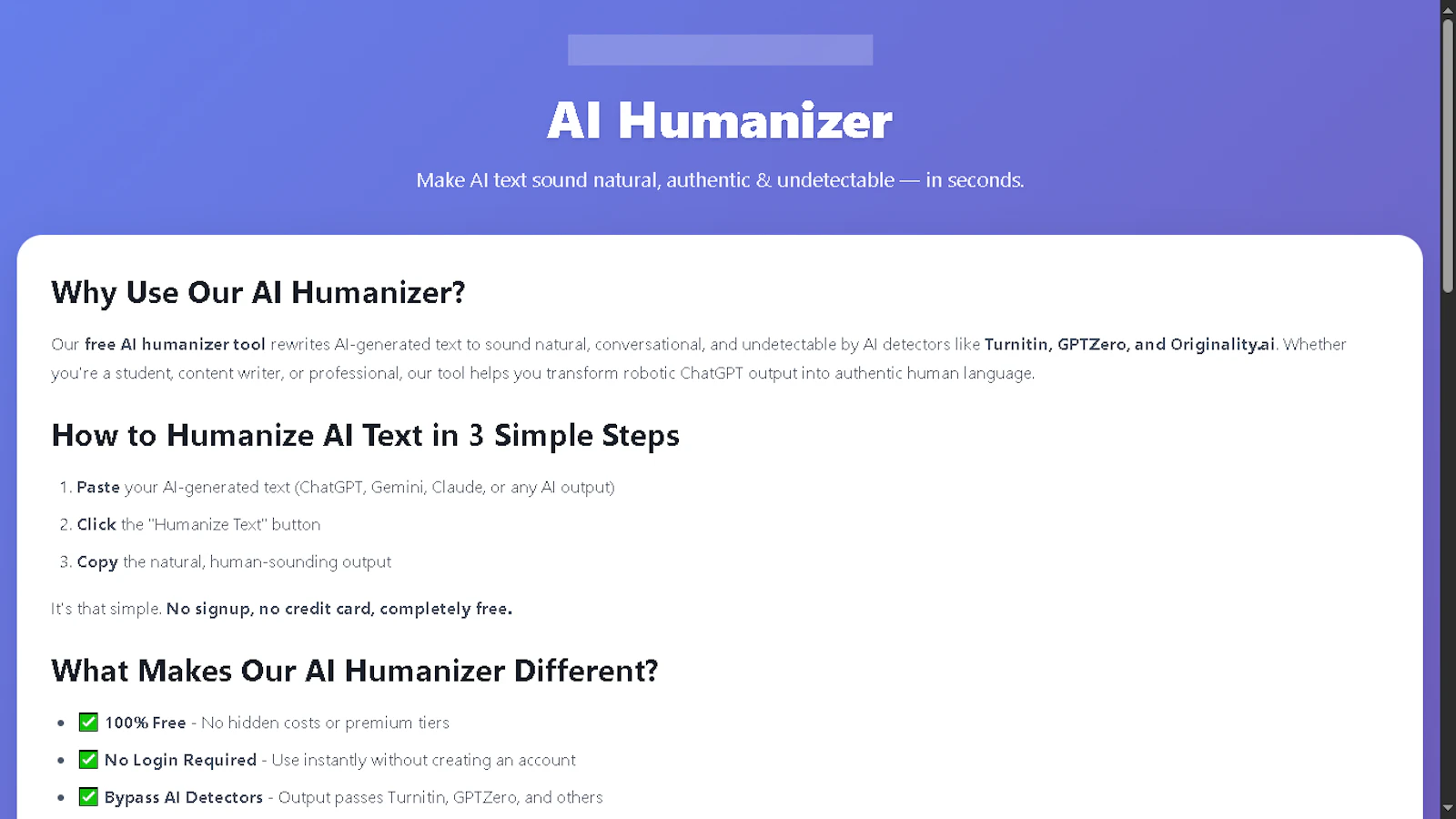 AI Humanizer screenshot 3