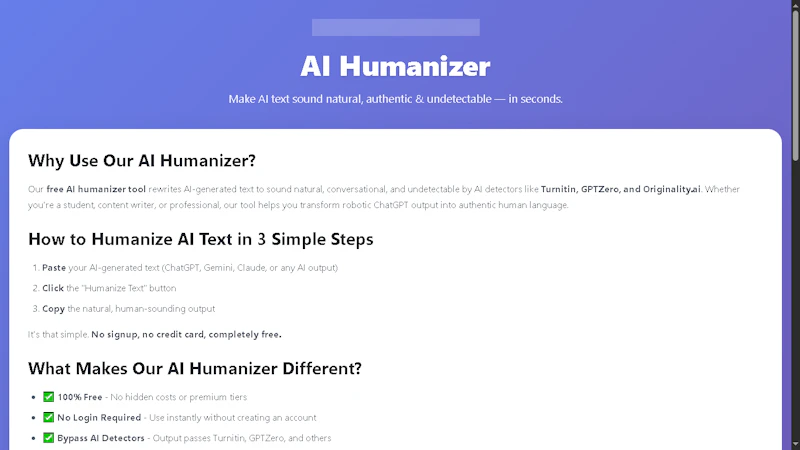 AI Humanizer screenshot 3