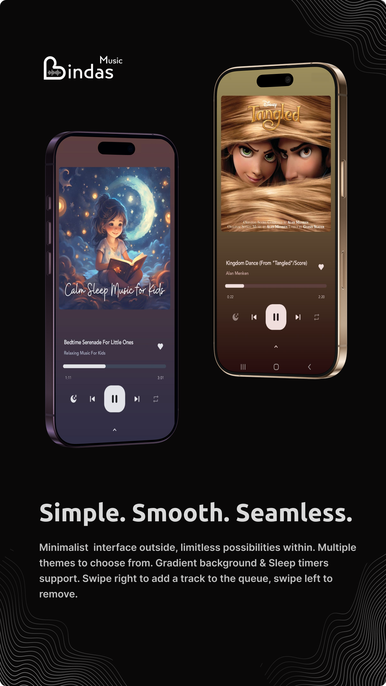 Bindas Music - Screenshot 2 showing product features and functionality