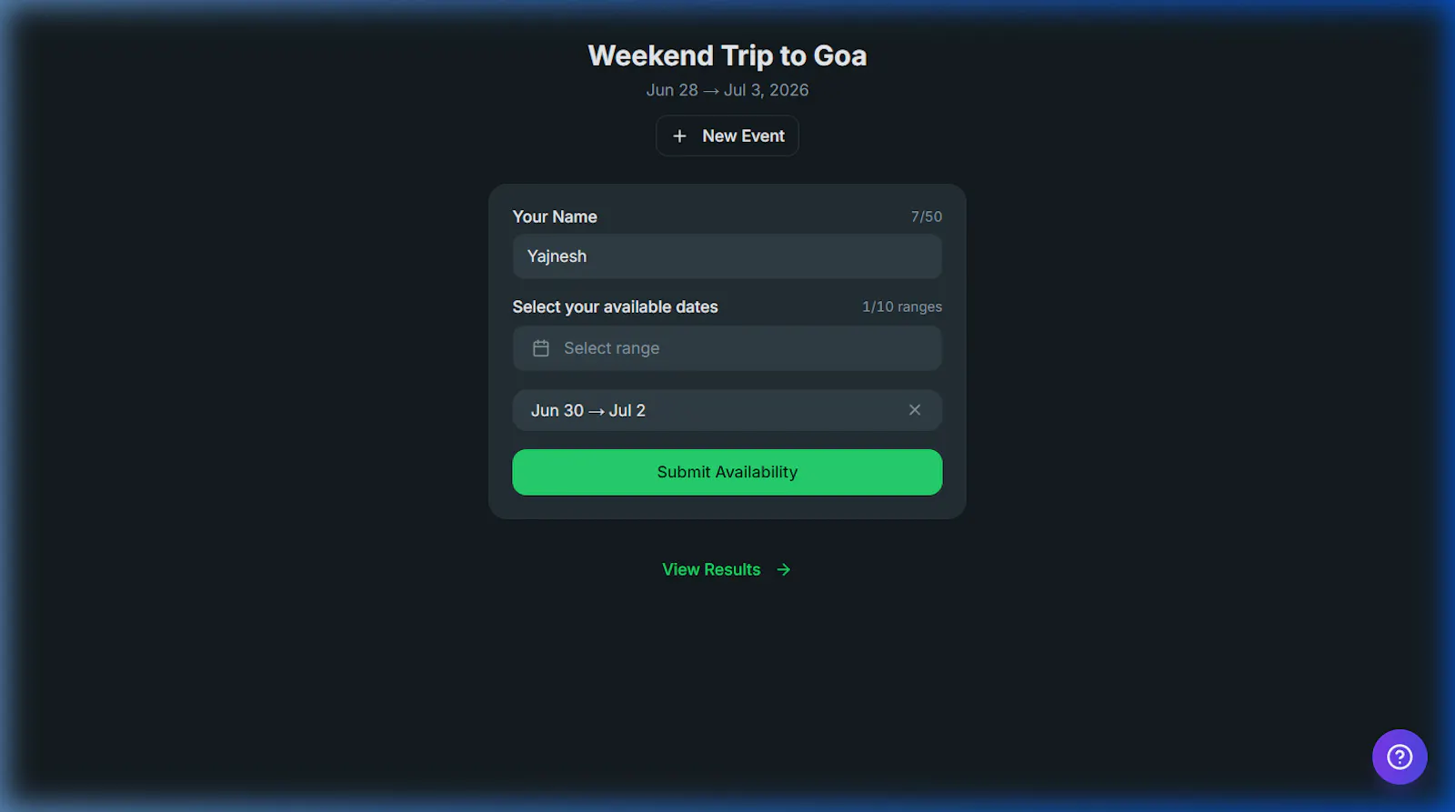 TimeFits screenshot 2