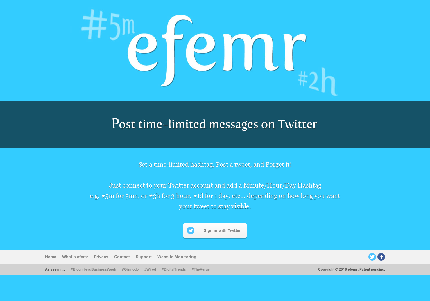 New Self-Destructing messaging application for Twitter gallery image