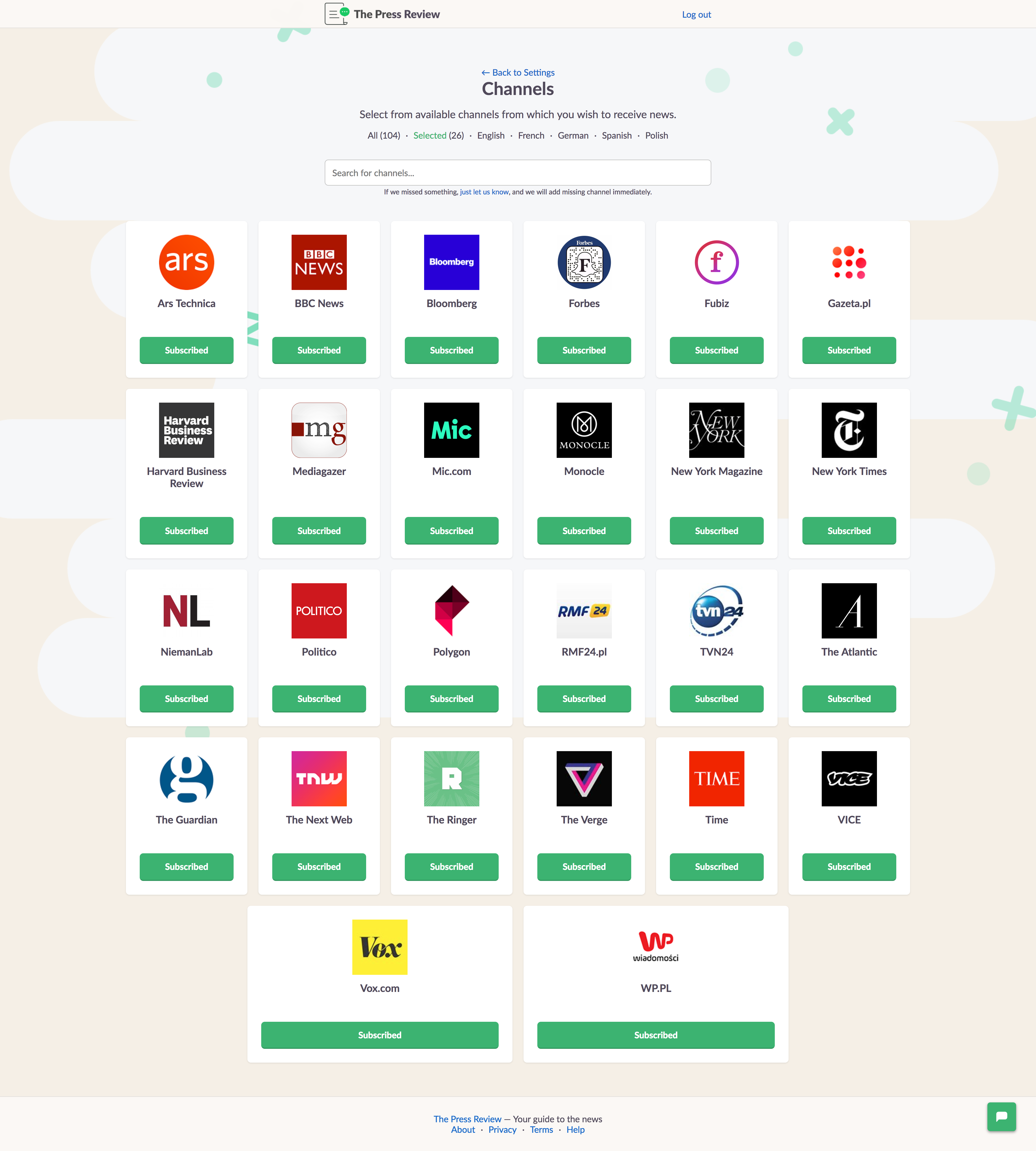 The Press Review gallery image