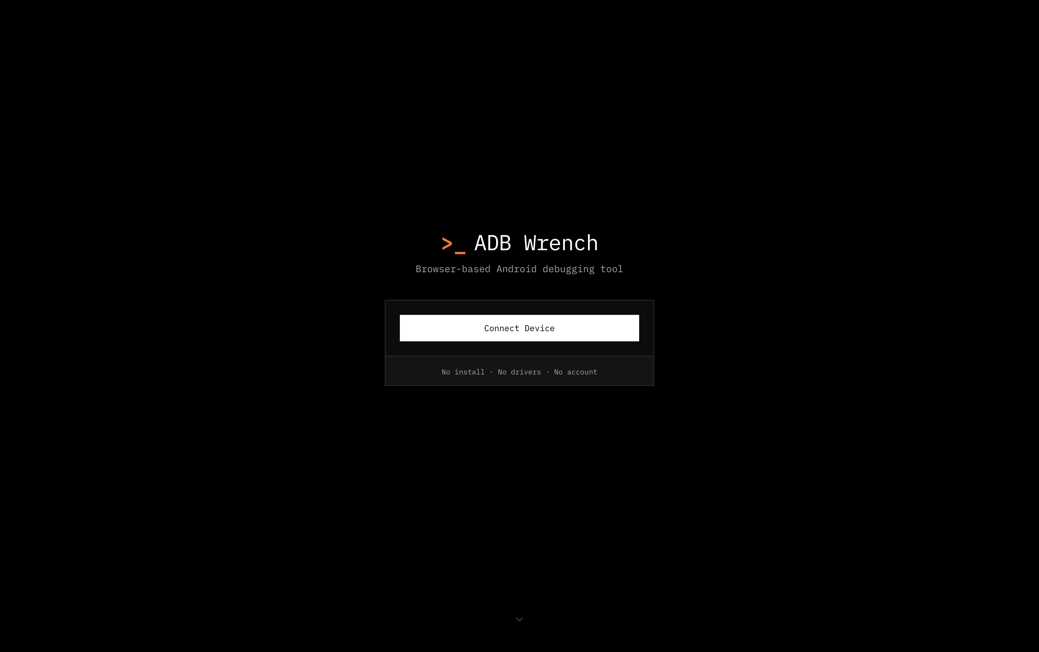 ADB Wrench - Main product screenshot demonstrating key features and user interface