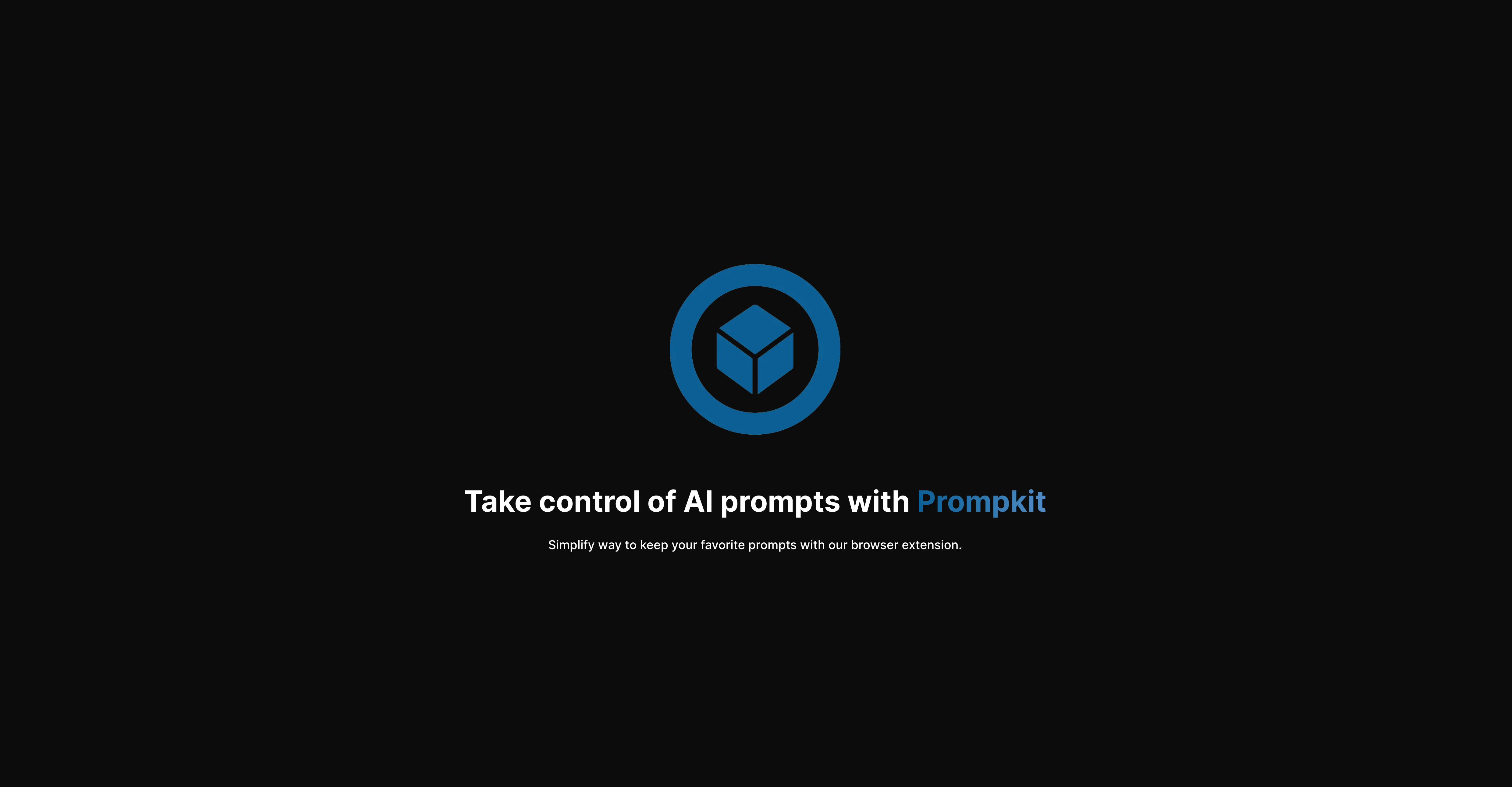 Prompkit: The AI Prompt Manager media 2