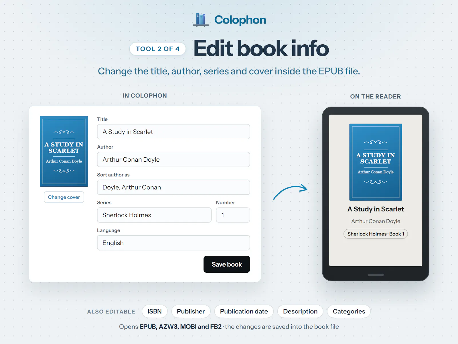 Colophon screenshot 3