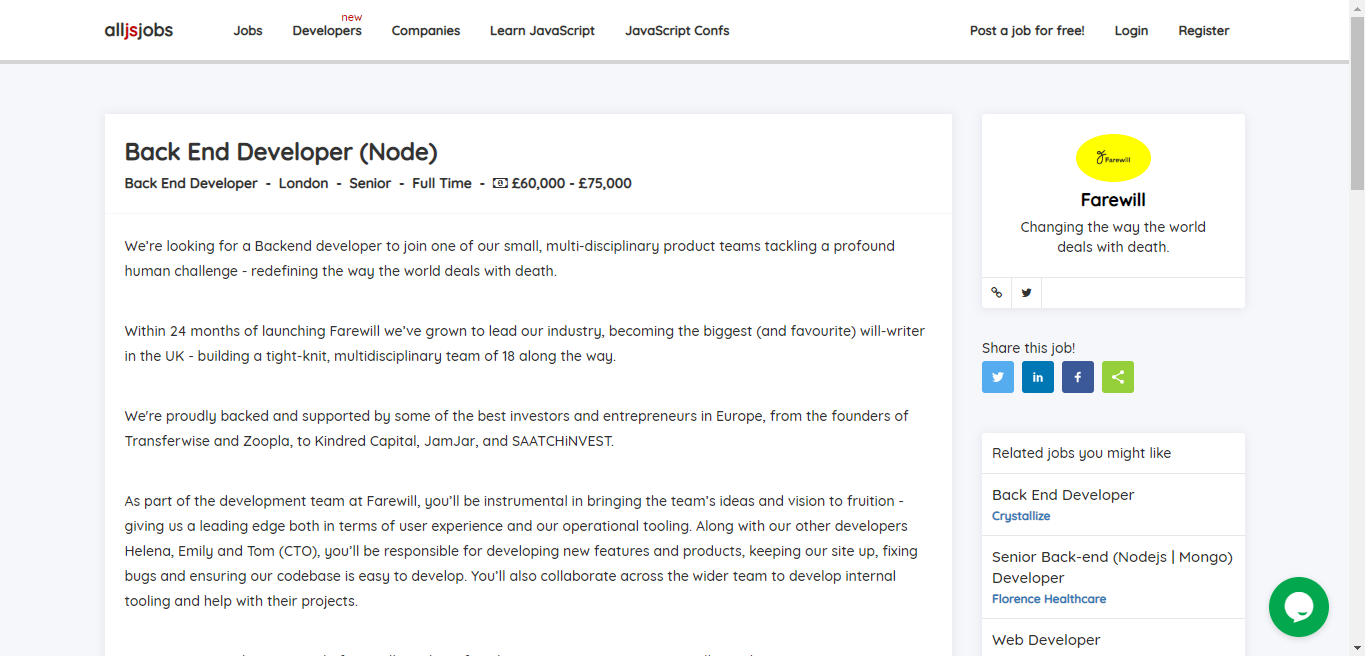All JavaScript Jobs gallery image