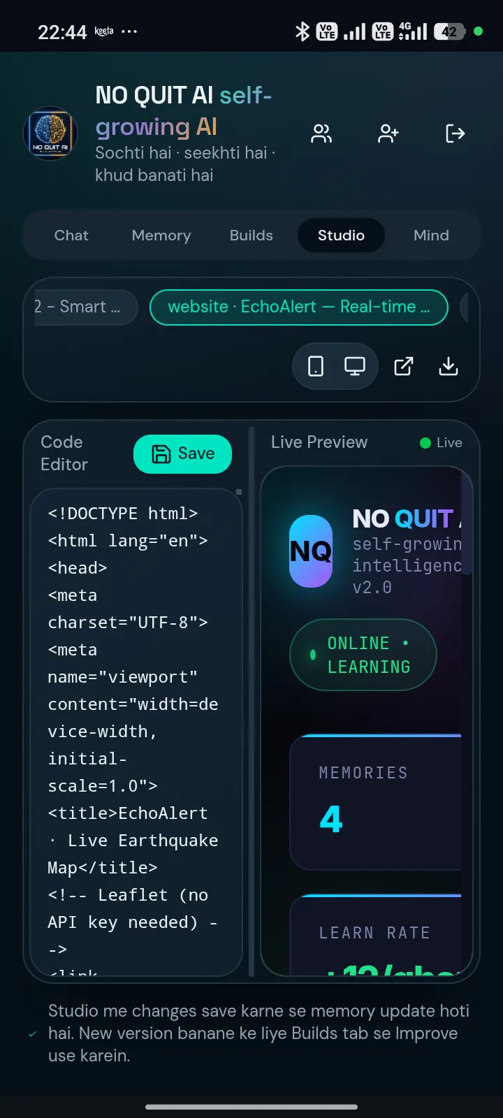 NO QUIT AI