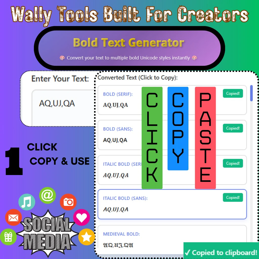 Bold Text Generator