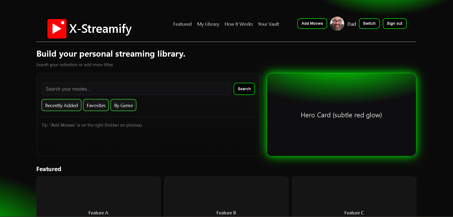 X-Streamify — Control Your Media - Screenshot 3 showing product features and functionality