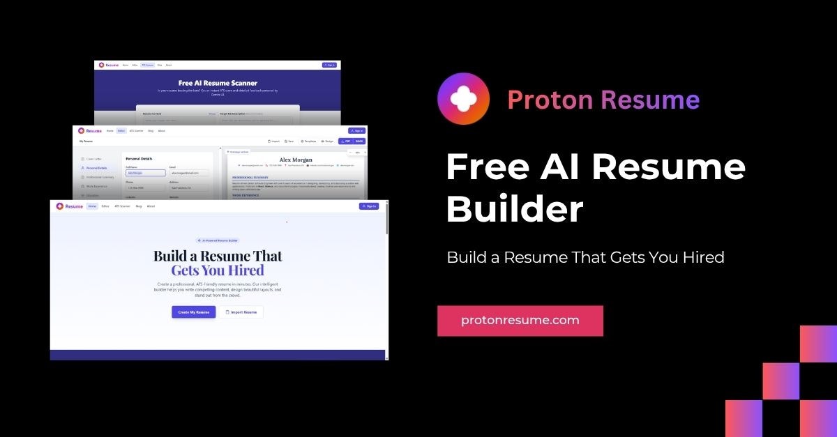 Proton Resume gallery image
