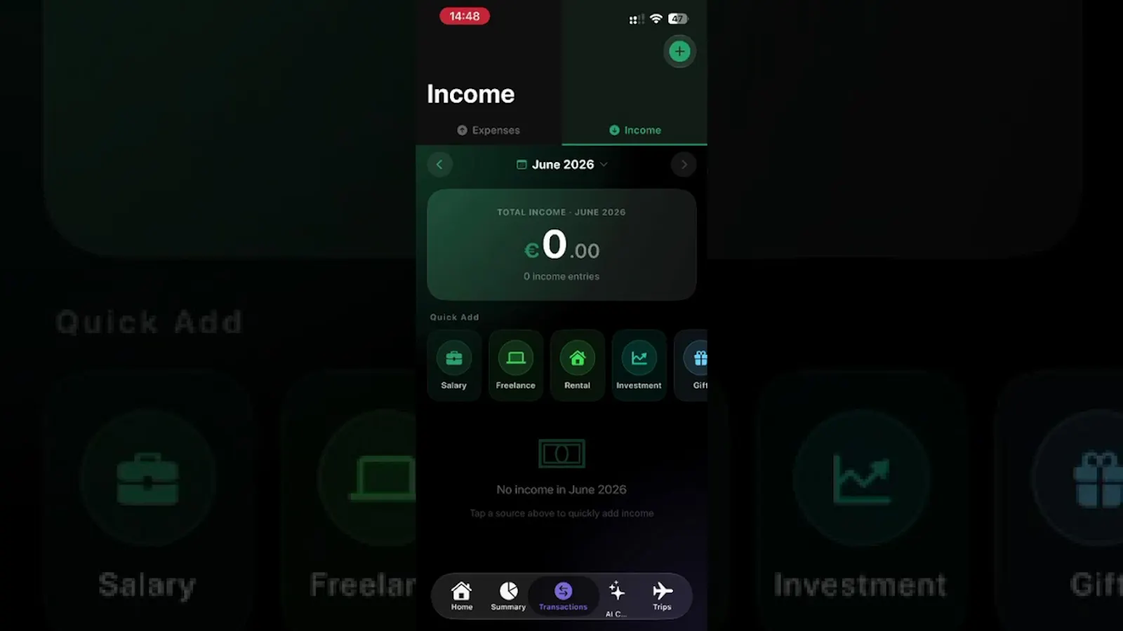 SpendWise AI  screenshot 1 (video preview)