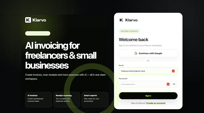 Klarvo.ai screenshot 1