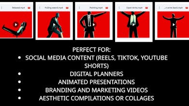 50 Faceless Character Video Clips gallery image