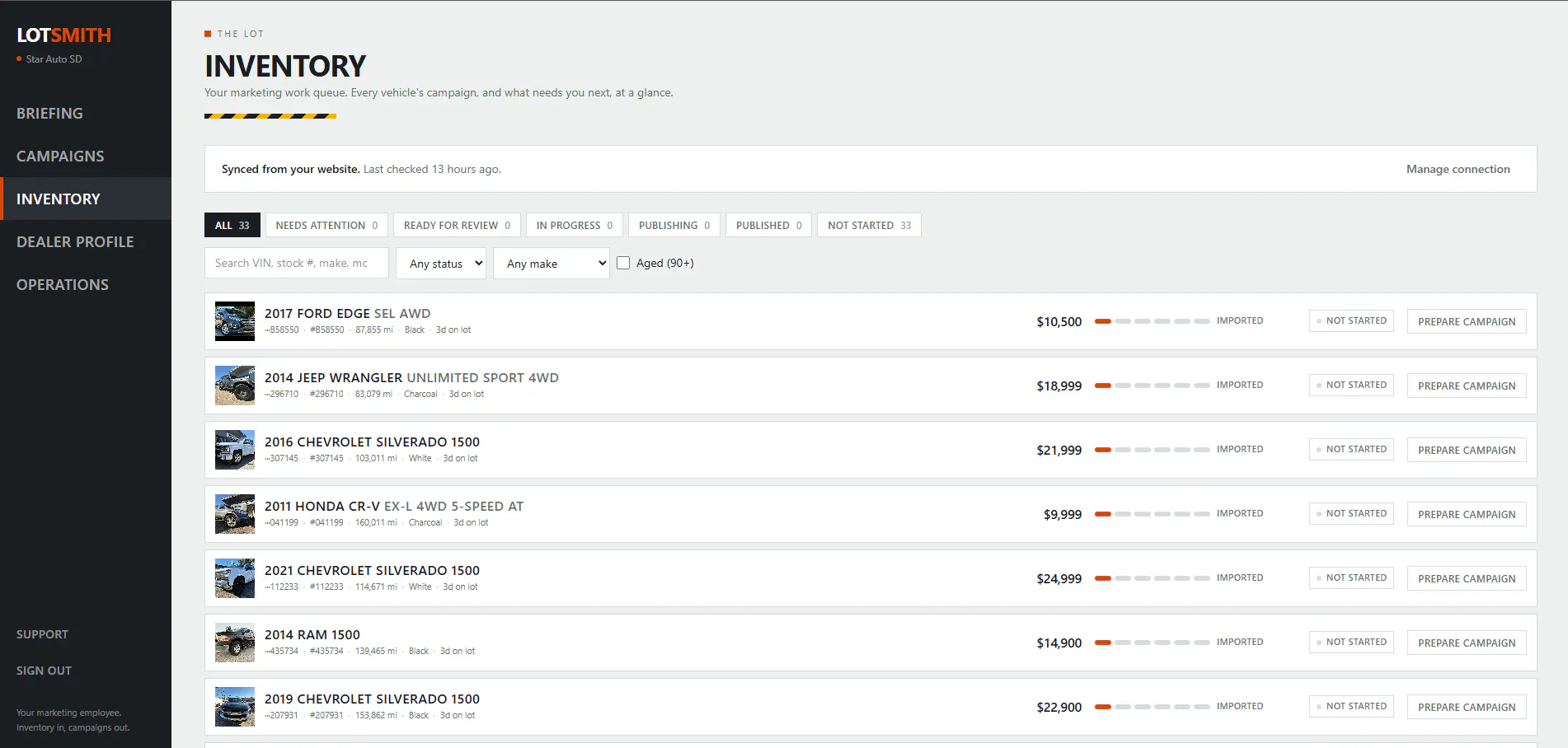Lotsmith screenshot 2