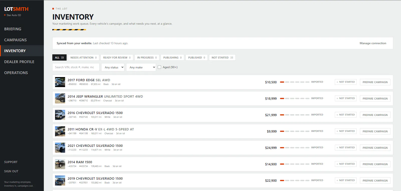 Lotsmith screenshot 2