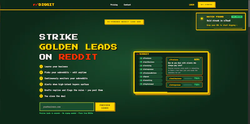 Diggit screenshot 2