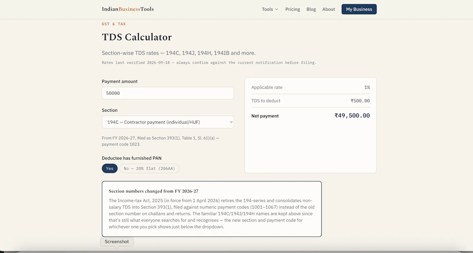 IndianBusinessTools screenshot 5
