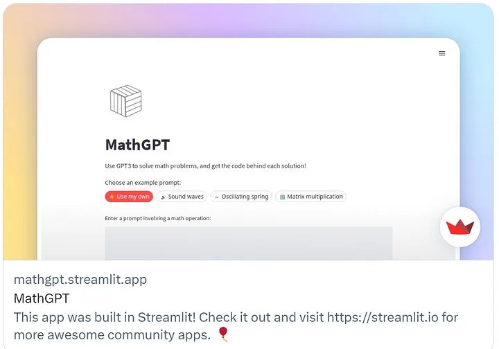 Mathgpt - Используйте GPT3 для решения математических задач медиа 2