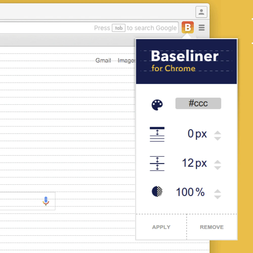 Baseliner for Chrome