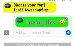 Hue - Color and Fonts for iMessages media 3