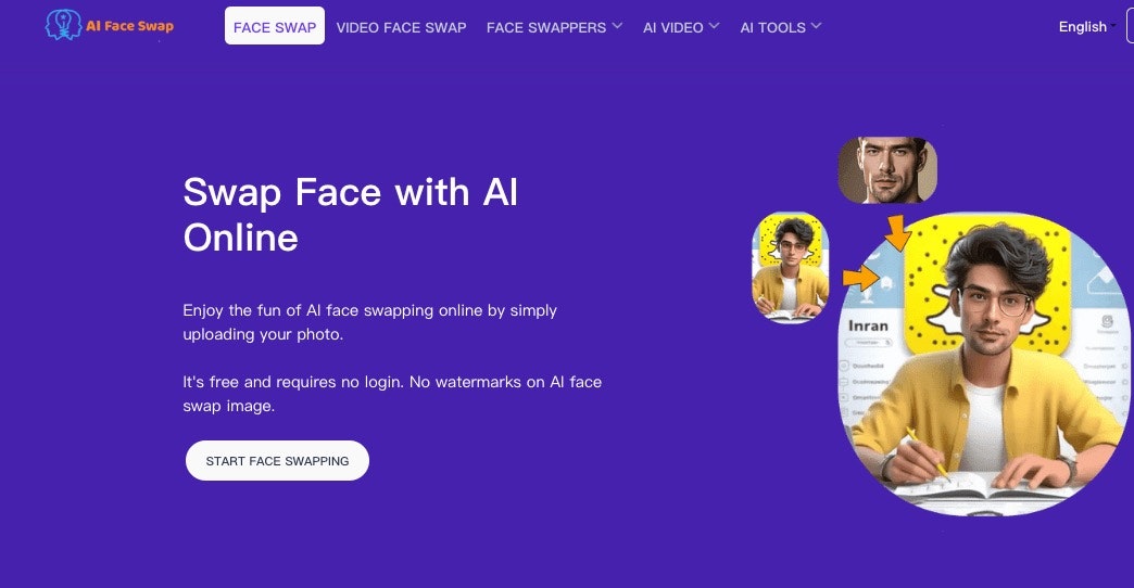 AI Face Swap online gratis - Wissel alle gezichten voor foto's en video in seconden media 1