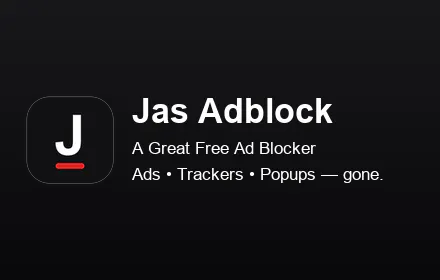 Jas AdBlock - Block Ad, trackers, popups gallery image